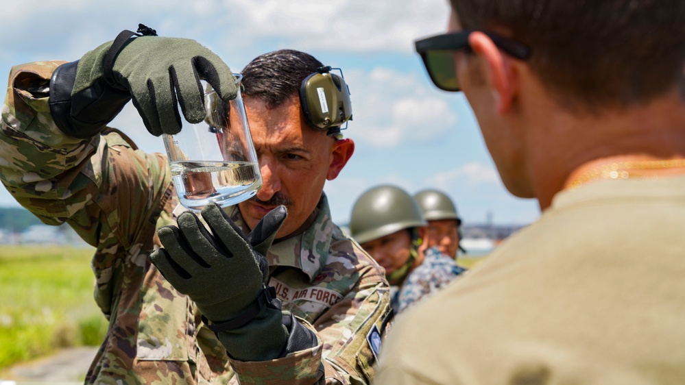 Bilateral Bladder Training: C-130J Wet Wing Defuel &amp; F-16 Refuel