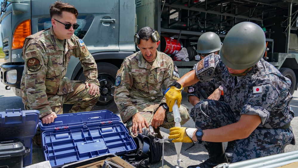 Bilateral Bladder Training: C-130J Wet Wing Defuel &amp; F-16 Refuel