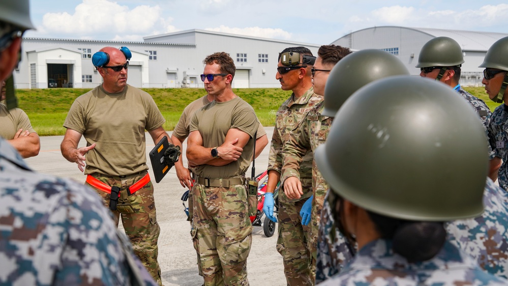 Bilateral Bladder Training: C-130J Wet Wing Defuel &amp; F-16 Refuel