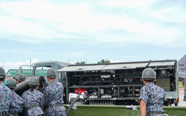 Bilateral Bladder Training: C-130J Wet Wing Defuel &amp; F-16 Refuel