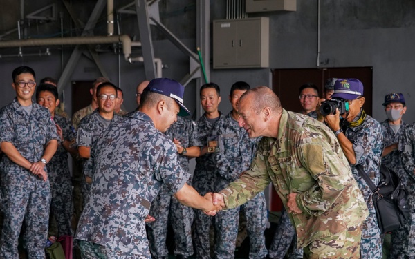146CRT performs PAX terminal as 175FS departs Matsushima AB; Allies wish each other well