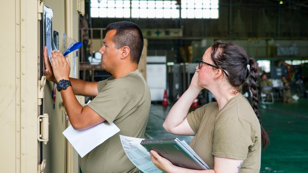 146CRT performs PAX terminal as 175FS departs Matsushima AB; Allies wish each other well