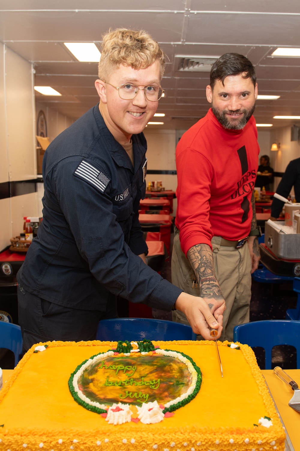 Boxer Sailors Celebrate July Birthdays