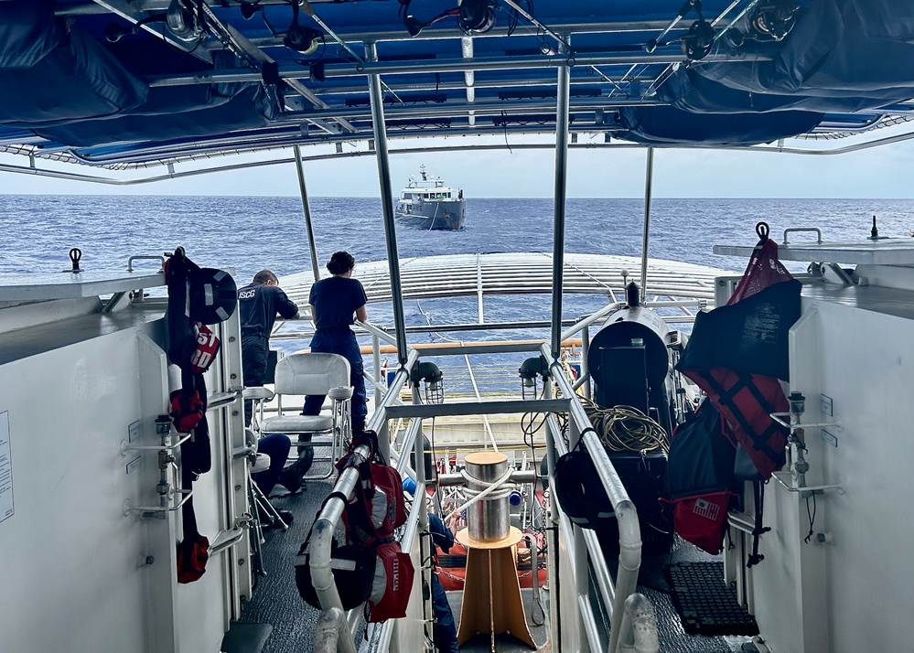 U.S. Coast Guard rescues motor yacht crew 200 nautical miles west of Republic of Palau