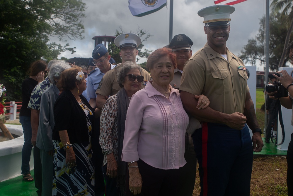 Camp Blaz Marines participate in the Hågat Memorial