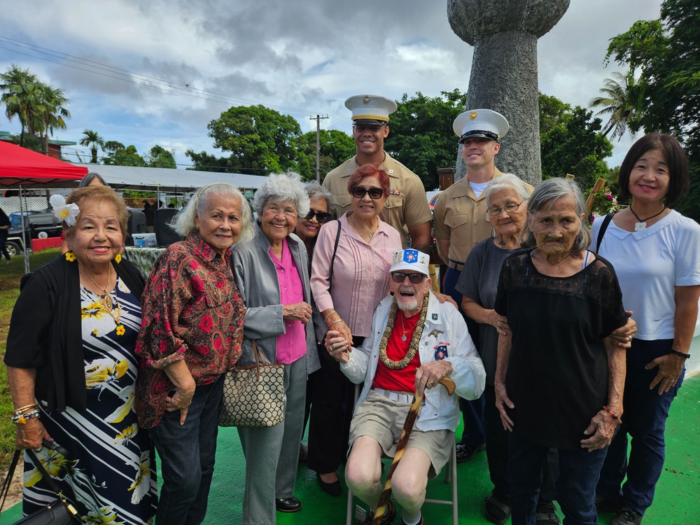 Camp Blaz Marines participate in the Hågat Memorial