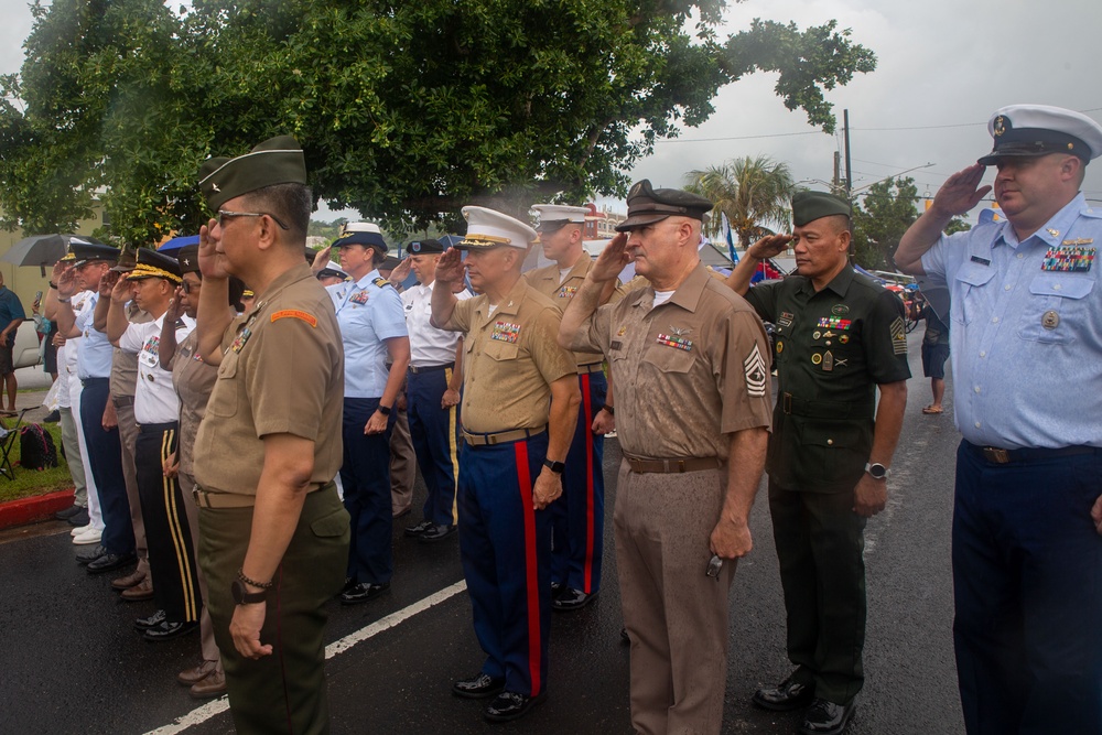 Marines participate in the 80th Guam Liberation Parade