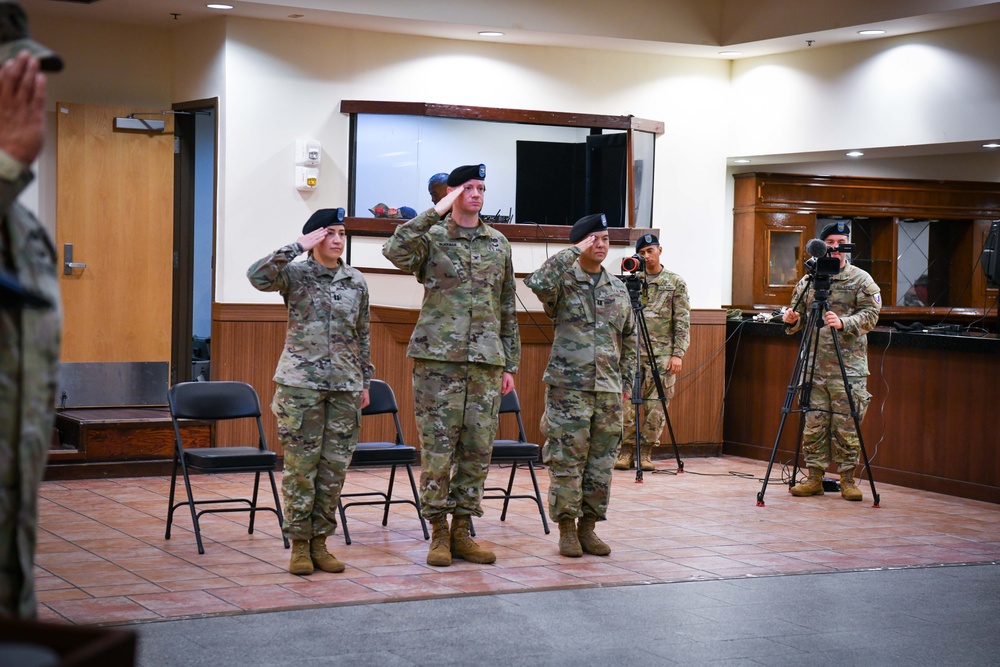 Headquarters and Headquarters Company Change of Command Ceremony