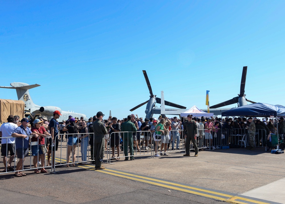 USAF shows commitment, strength at RAAF Open Day for Exercise Pitch Black 2024