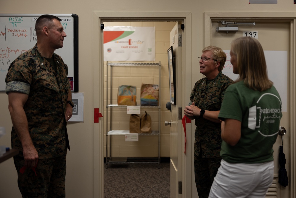 Camp Kinser Opens New Neighborhood Pantry