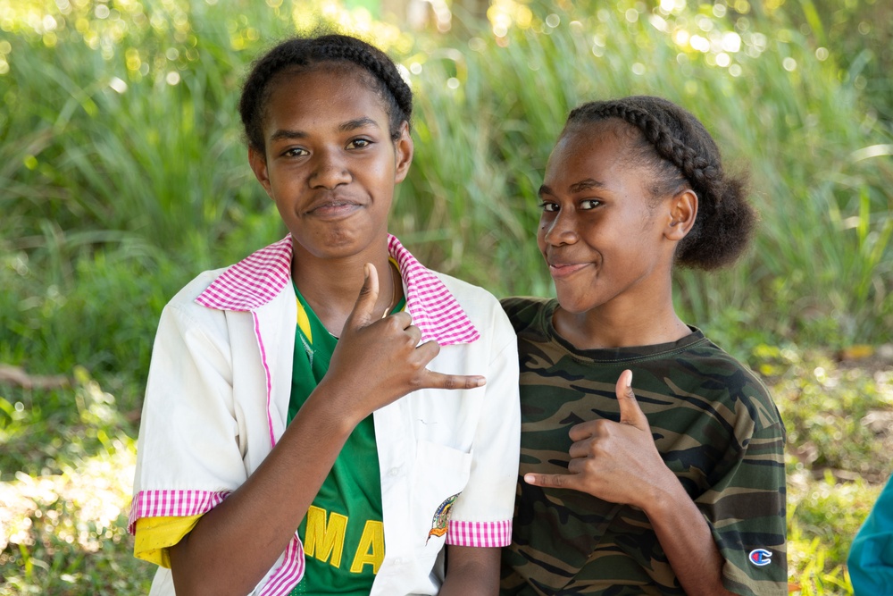 Pacific Partnership 24-2 Visits Kawenu Primary School