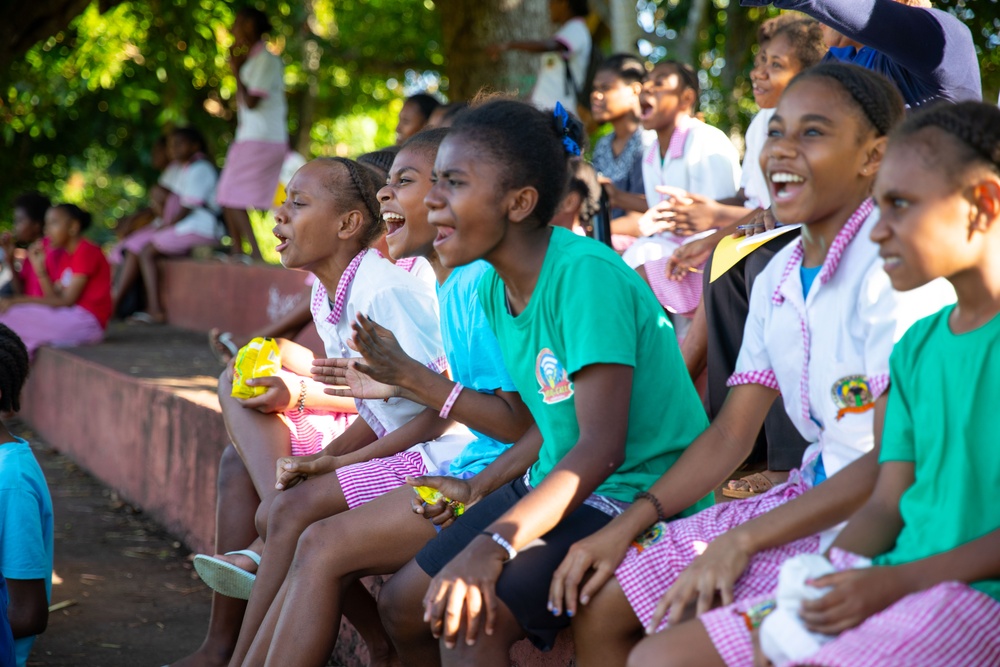 Pacific Partnership 24-2 Visits Kawenu Primary School