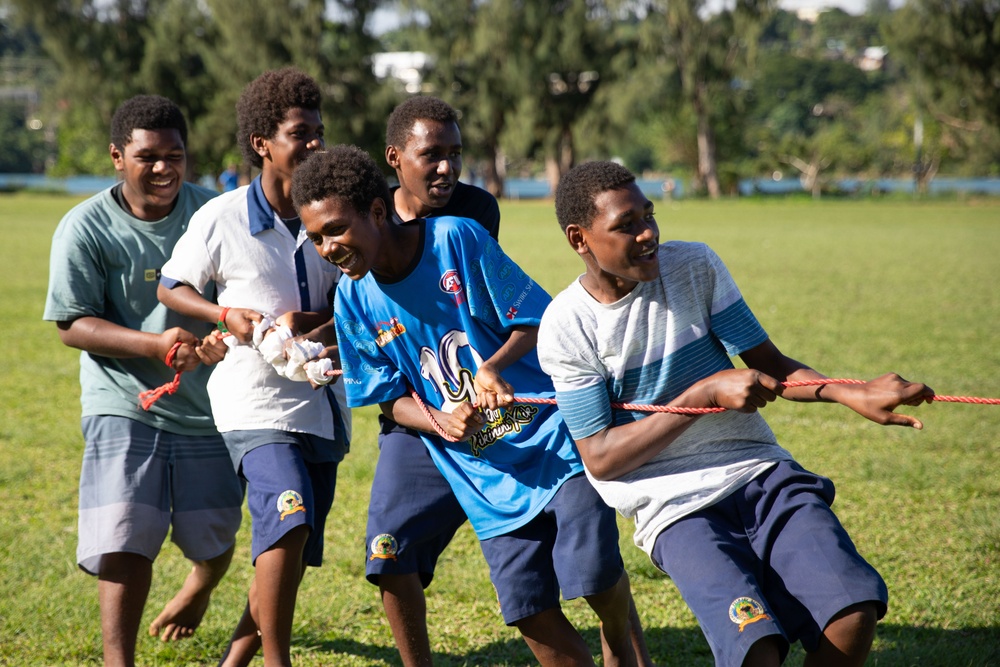 Pacific Partnership 24-2 Visits Kawenu Primary School