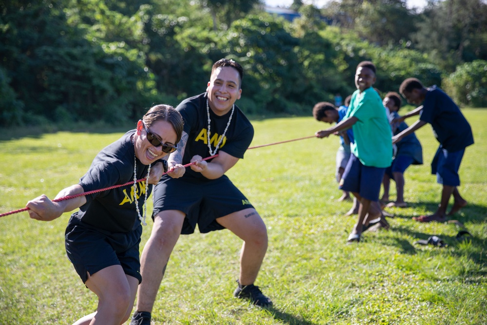 Pacific Partnership 24-2 Visits Kawenu Primary School