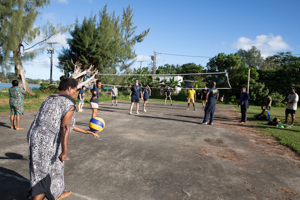 Pacific Partnership 24-2 Visits Kawenu Primary School