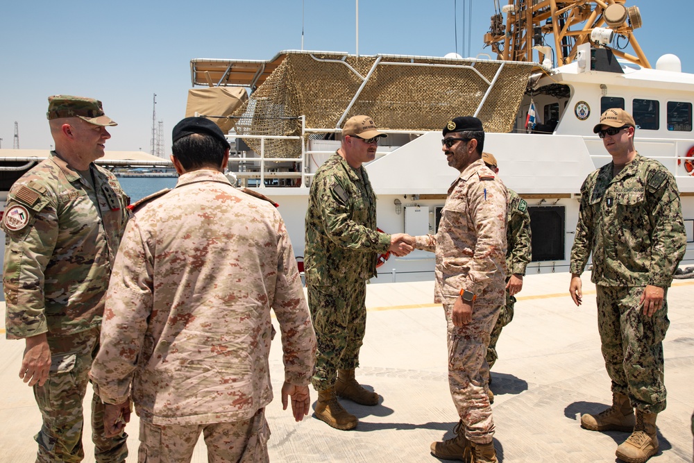 USCGC Glen Harris Participates in a Trilateral Exercise in Kuwait