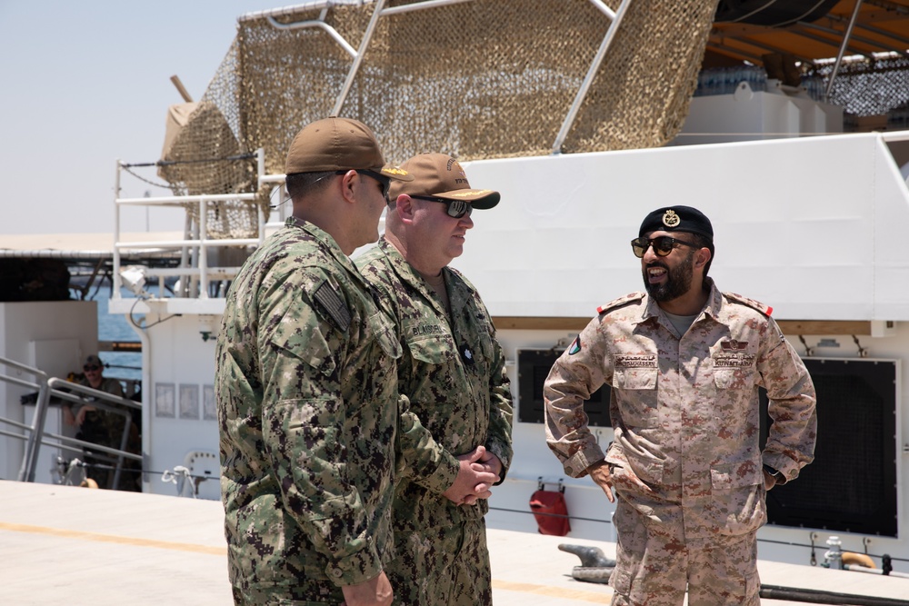 USCGC Glen Harris Participates in a Trilateral Exercise in Kuwait