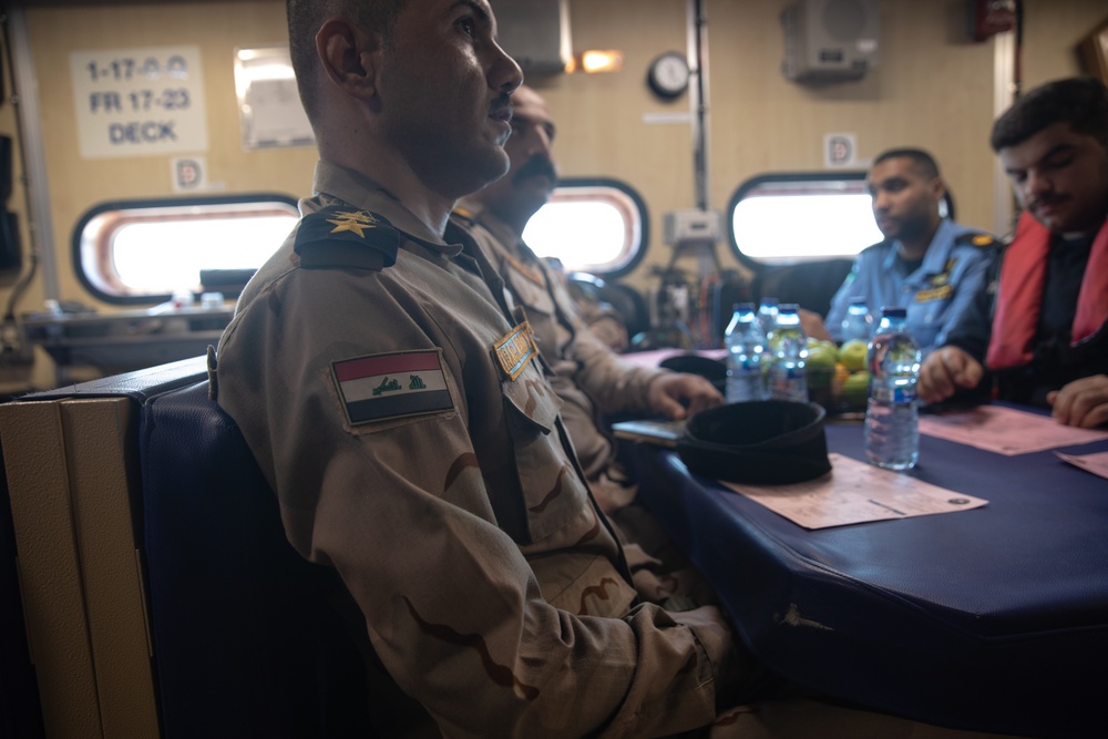 USCGC Glen Harris Participates in a Trilateral Exercise with Iraq and Kuwait in U.S. 5th Fleet AOO