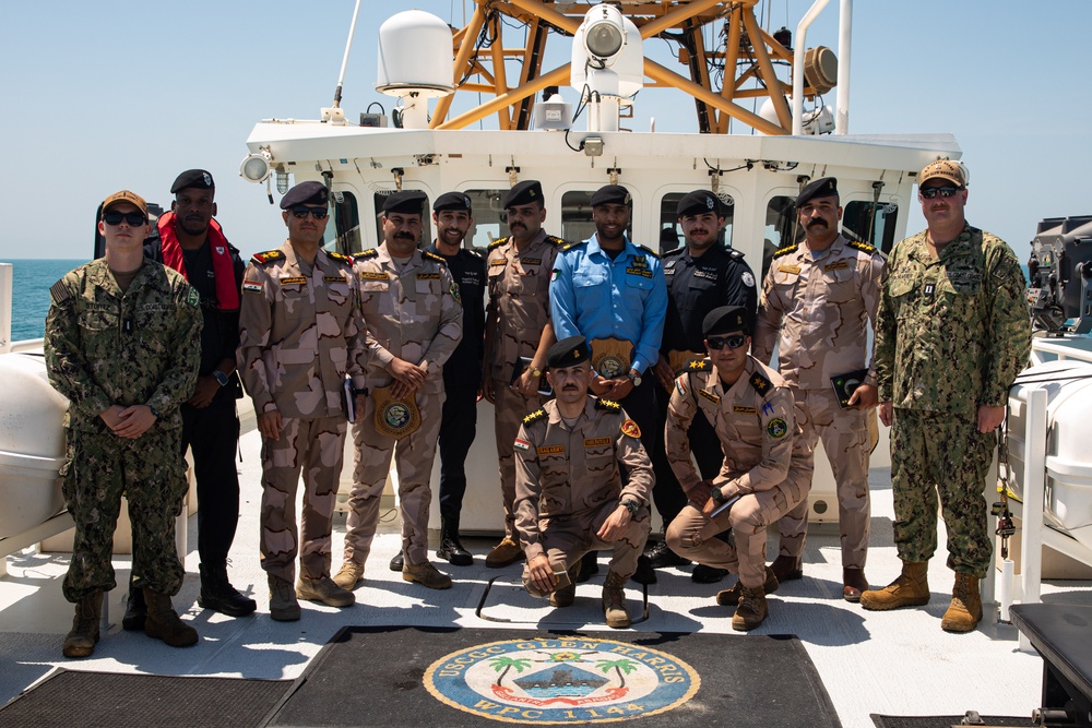 USCGC Glen Harris Participates in a Trilateral Exercise with Iraq and Kuwait in U.S. 5th Fleet AOO