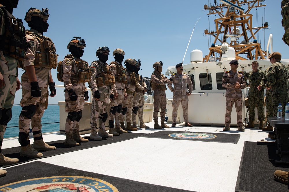 USCGC Glen Harris Participates in a Trilateral Exercise with Iraq and Kuwait in U.S. 5th Fleet AOO