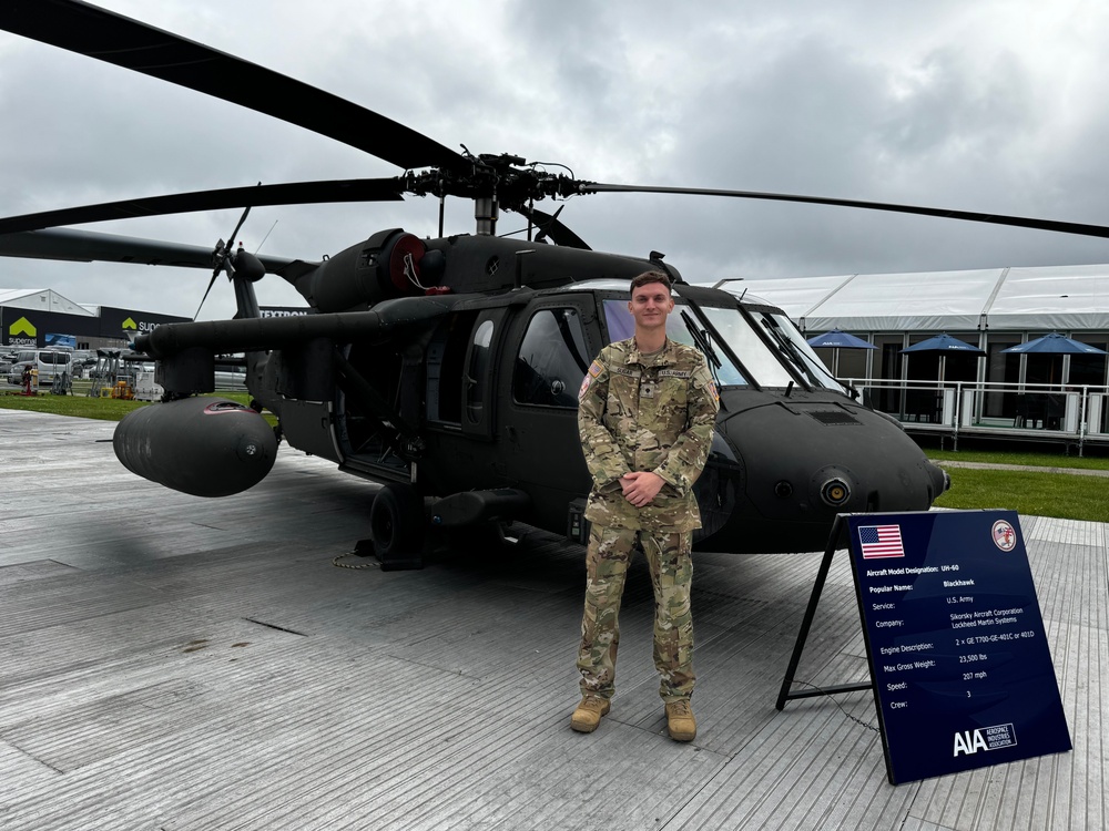 The 12th Combat Aviation Brigade Takes Part in Farnborough International Airshow