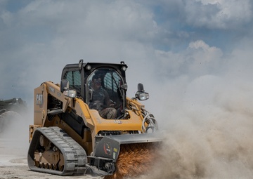 RAF Lakenheath, Mildenhall civil engineers hone airfield recovery skills