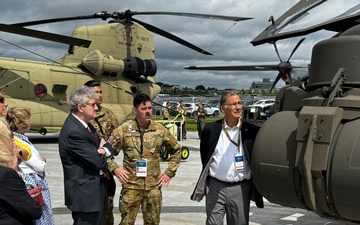 The 12th Combat Aviation Brigade Takes Part in the Farnborough International Airshow