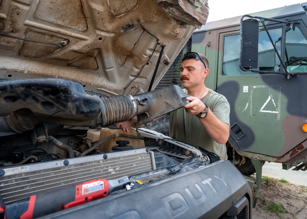 475th EABS vehicle maintainers drive the mission forward
