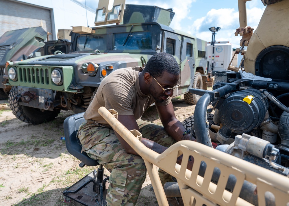 475th EABS vehicle maintainers drive the mission forward