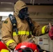 Sailors Conduct Firefighting Equipment Class Aboard USS Harpers Ferry
