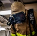 Sailors Conduct Firefighting Equipment Class Aboard USS Harpers Ferry