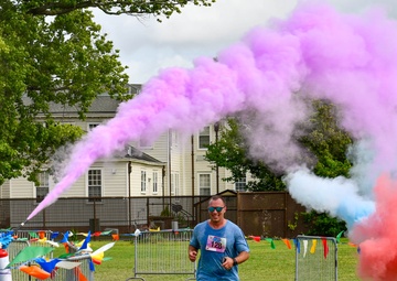 Sailors Get Colorful During Annual 5K