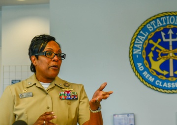 Naval Station Norfolk and Rover Cruises and Tours Hold Ribbon Cutting for Naval Station Norfolk Bus Tours