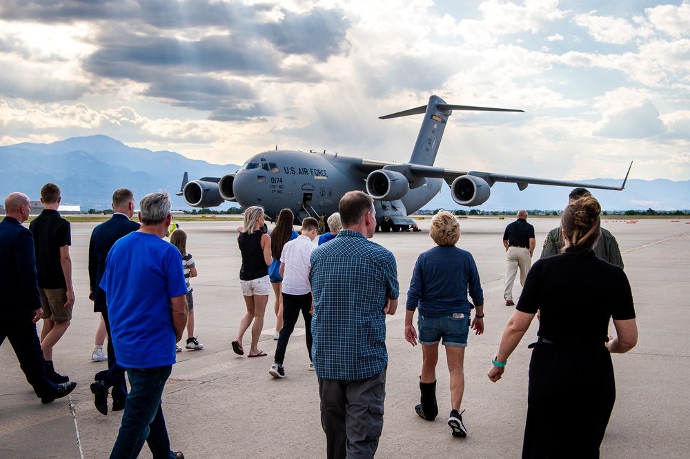 Col. Sletten Dignified Arrival