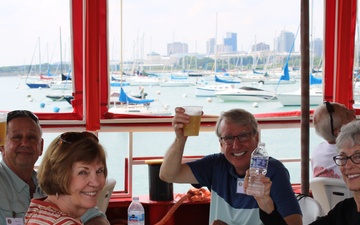 Gold Star Families Bond During a Chicago Fire Boat Tour