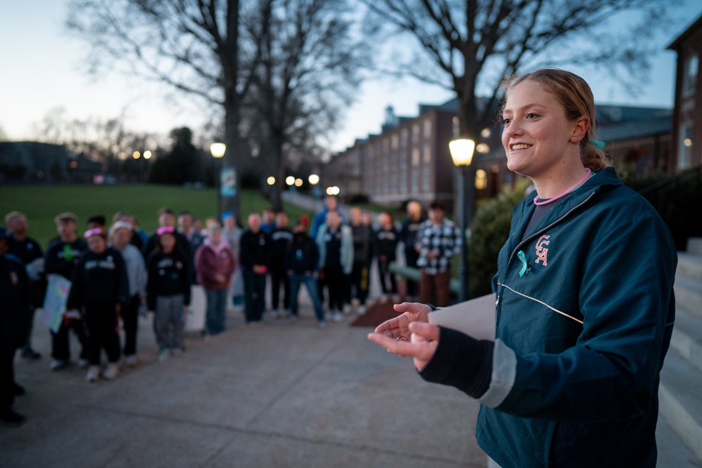 Coast Guard Academy Takes Back the Night