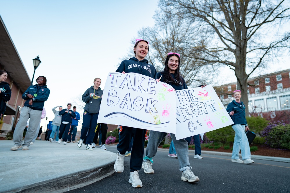 Coast Guard Academy Takes Back the Night