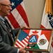 Army North Commanding General presents Mexican liason with the Meritorious Service Medal