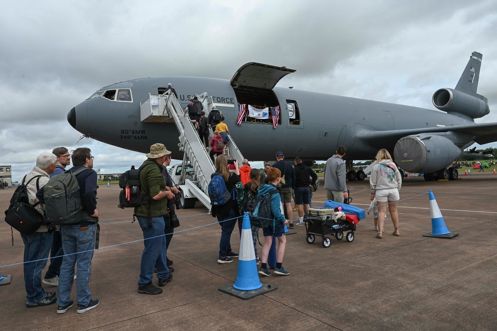 The United States Air Force participates in RIAT 2024