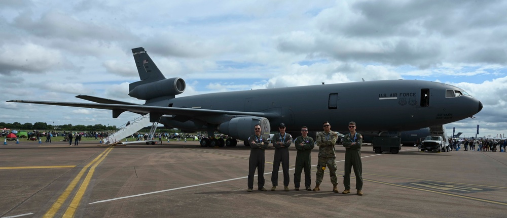 The United States Air Force participates in RIAT 2024