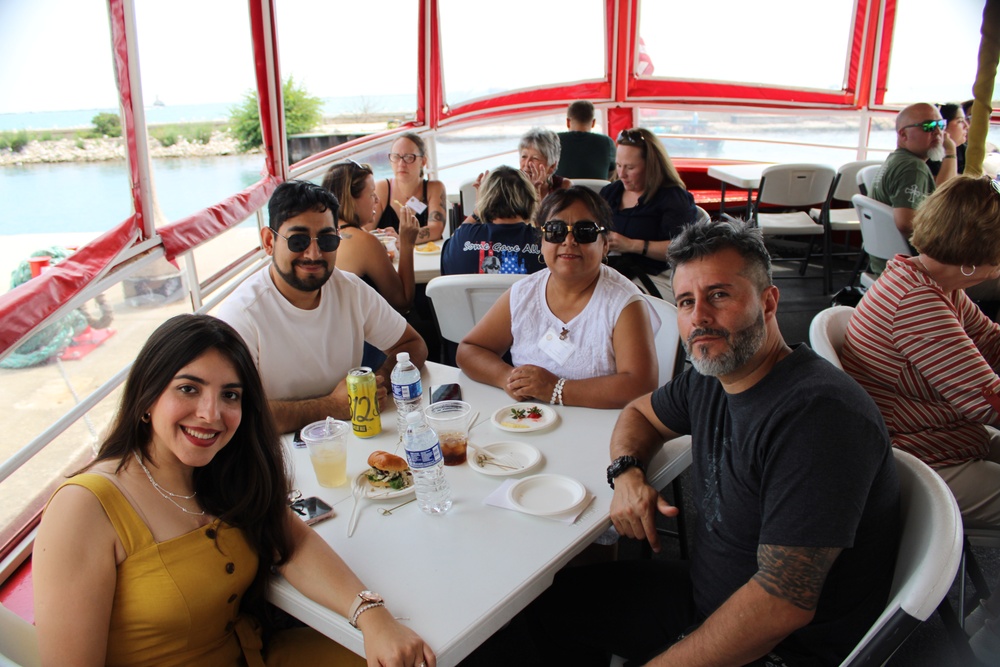 Gold Star Families Bond During a Chicago Fire Boat Tour