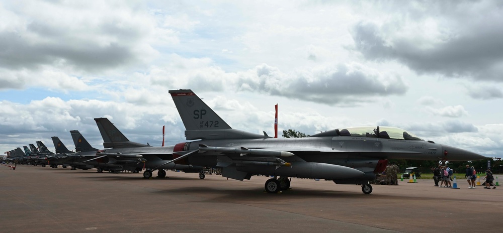 The United States Air Force participates in RIAT 2024