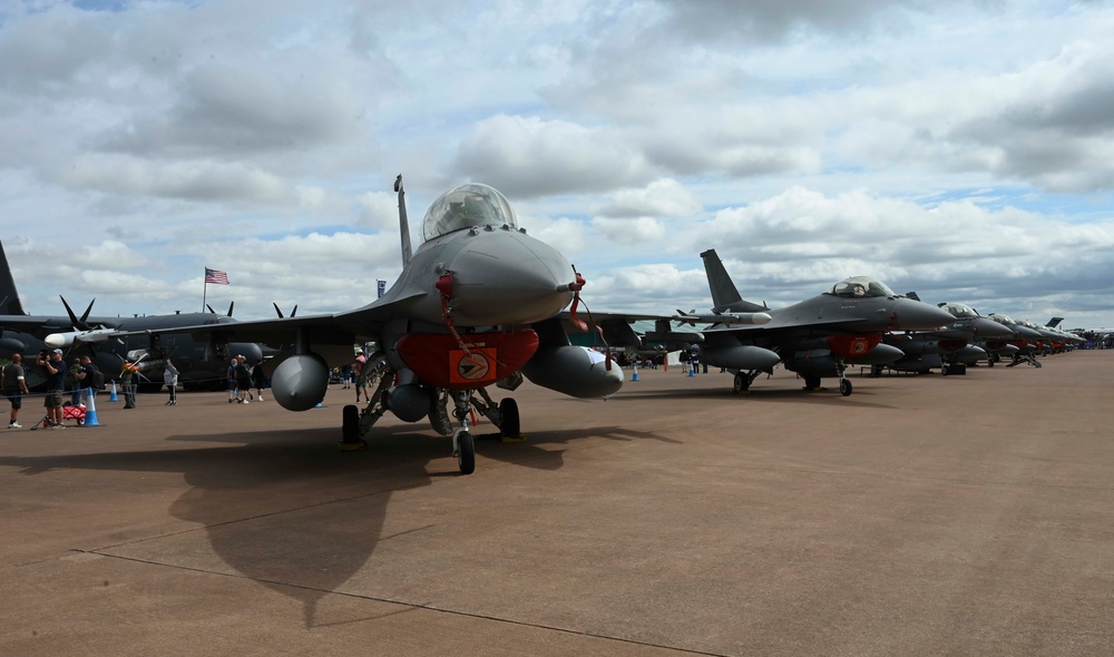 The United States Air Force participates in RIAT 2024