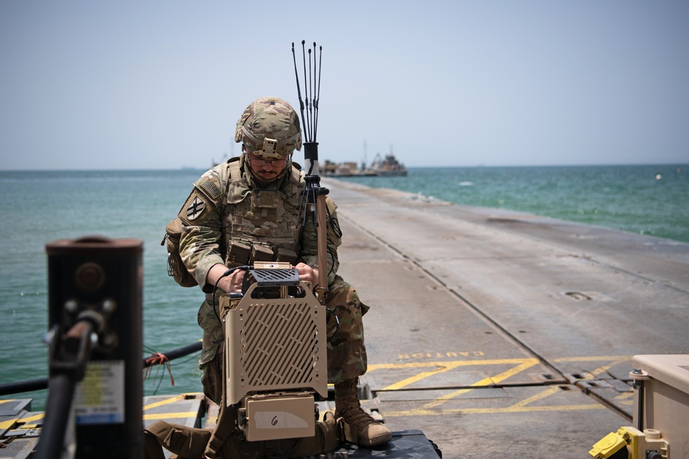 U.S. Army Soldier Serves in Gaza Humanitarian Aid Mission