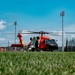 Helicopter Visits the Coast Guard Academy