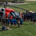 Helicopter Visits the Coast Guard Academy