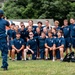 Helicopter Visits the Coast Guard Academy