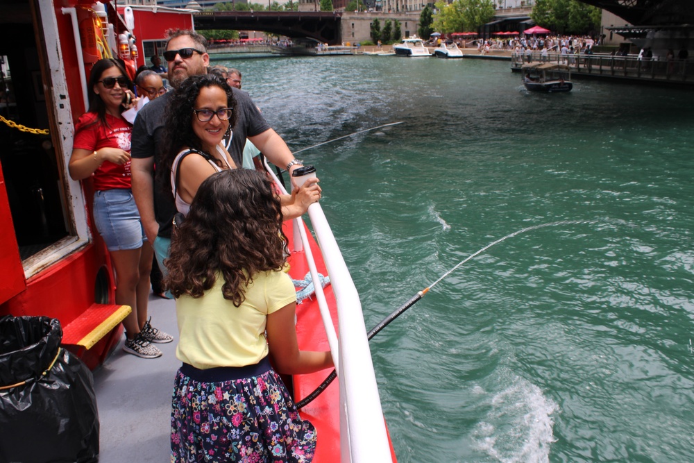 Gold Star Families Bond During a Chicago Fire Boat Tour