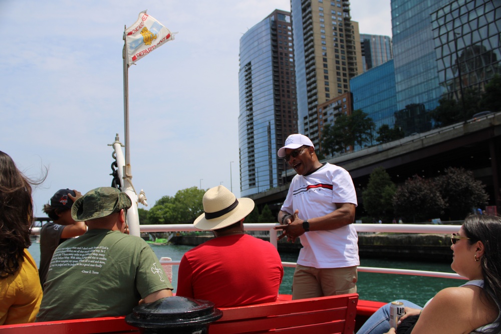 Gold Star Families Bond During a Chicago Fire Boat Tour