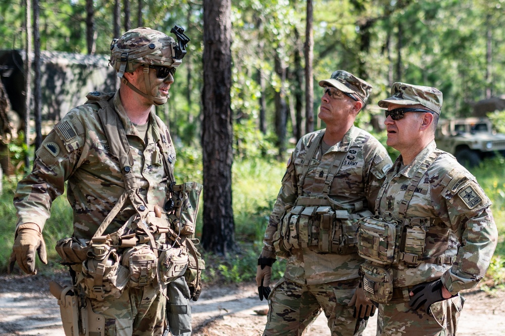 SMA visits 41st IBCT at JRTC